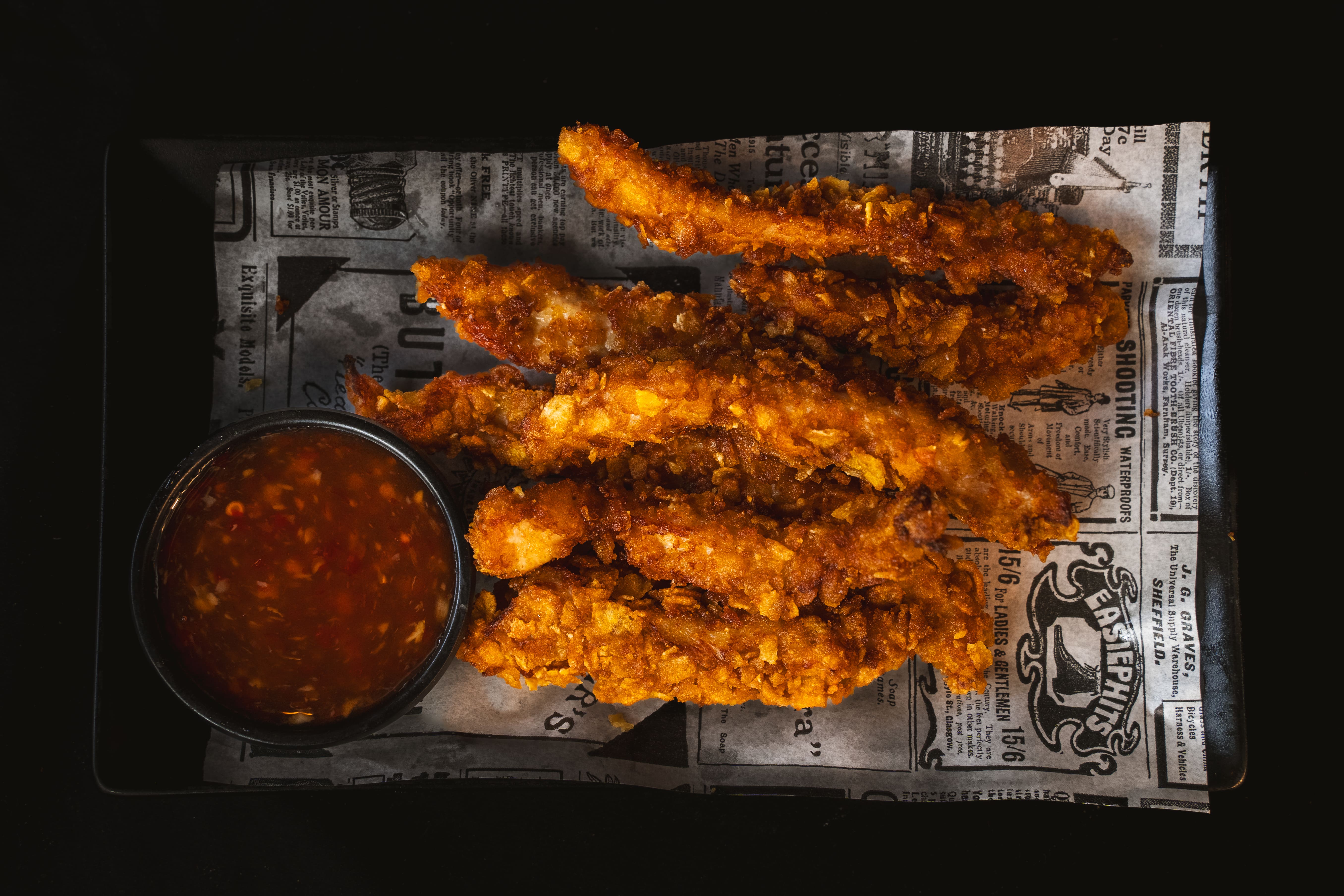 TAPA TIRAS POLLO